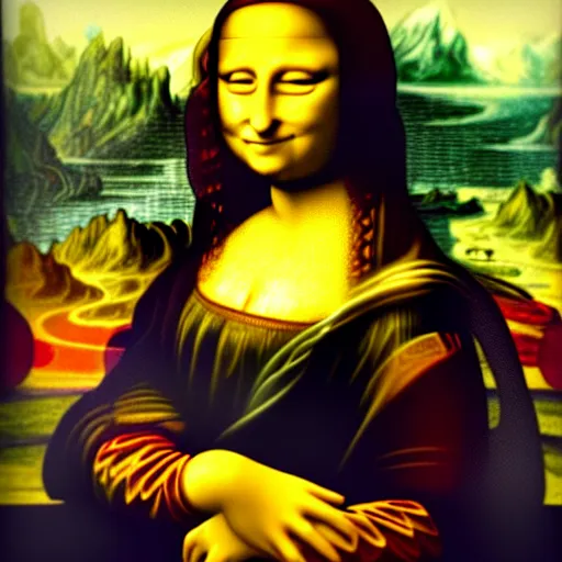 Prompt: mona lisa by takashi murakami, by takashi murakami, by takashi murakami, by takashi murakami, by takashi murakami, 8k detailed offcial digital work by takashi murakami