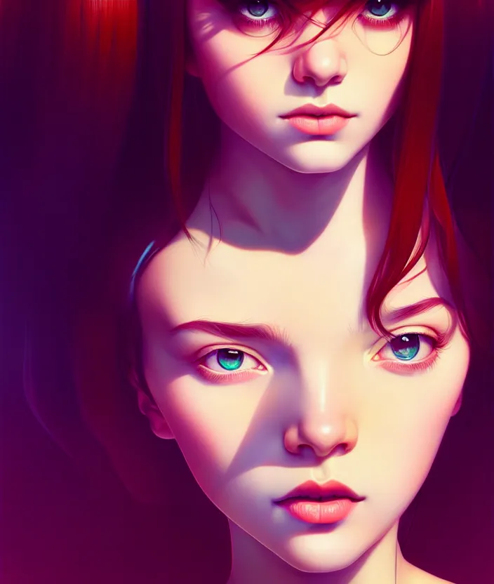 Image similar to a beautiful young british alternative music singer. optical illusion art by ilya kuvshinov lois van baarle ross tran range murata artgerm katsuhiro otomo norman rockwell. highly detailed intricately sharp focus mystically trending deviantart, pinterest, vogue italia, unreal engine 5, 4 k uhd image