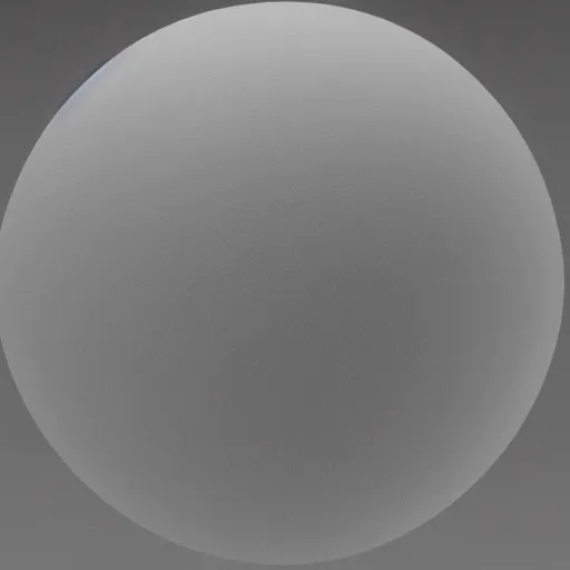 Prompt: render of white sphere