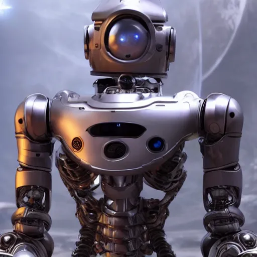 Image similar to lost in space robot, biomechanical advanced modern vfx, 2 0 2 1 release, screenshot, still