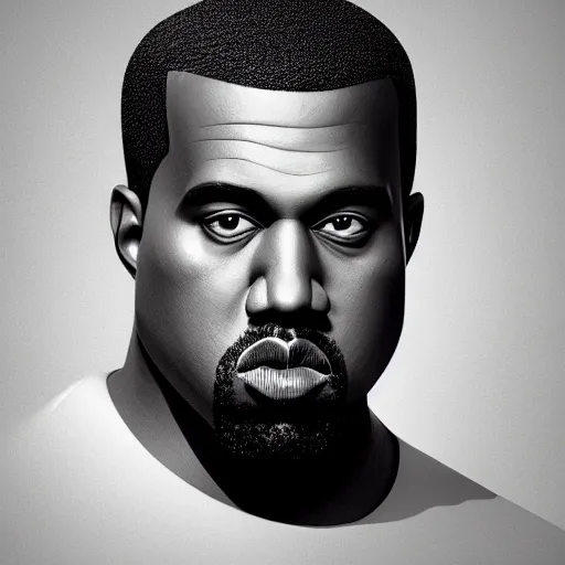 hyperrealistic image of ( ( kanye west ) ) conway | Stable Diffusion ...