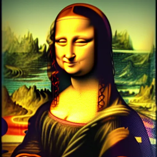 Prompt: mona lisa cartoon