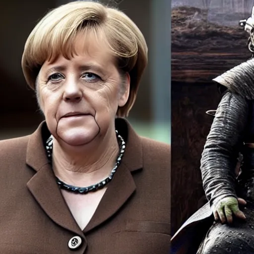 Image similar to angela merkel in game of thrones