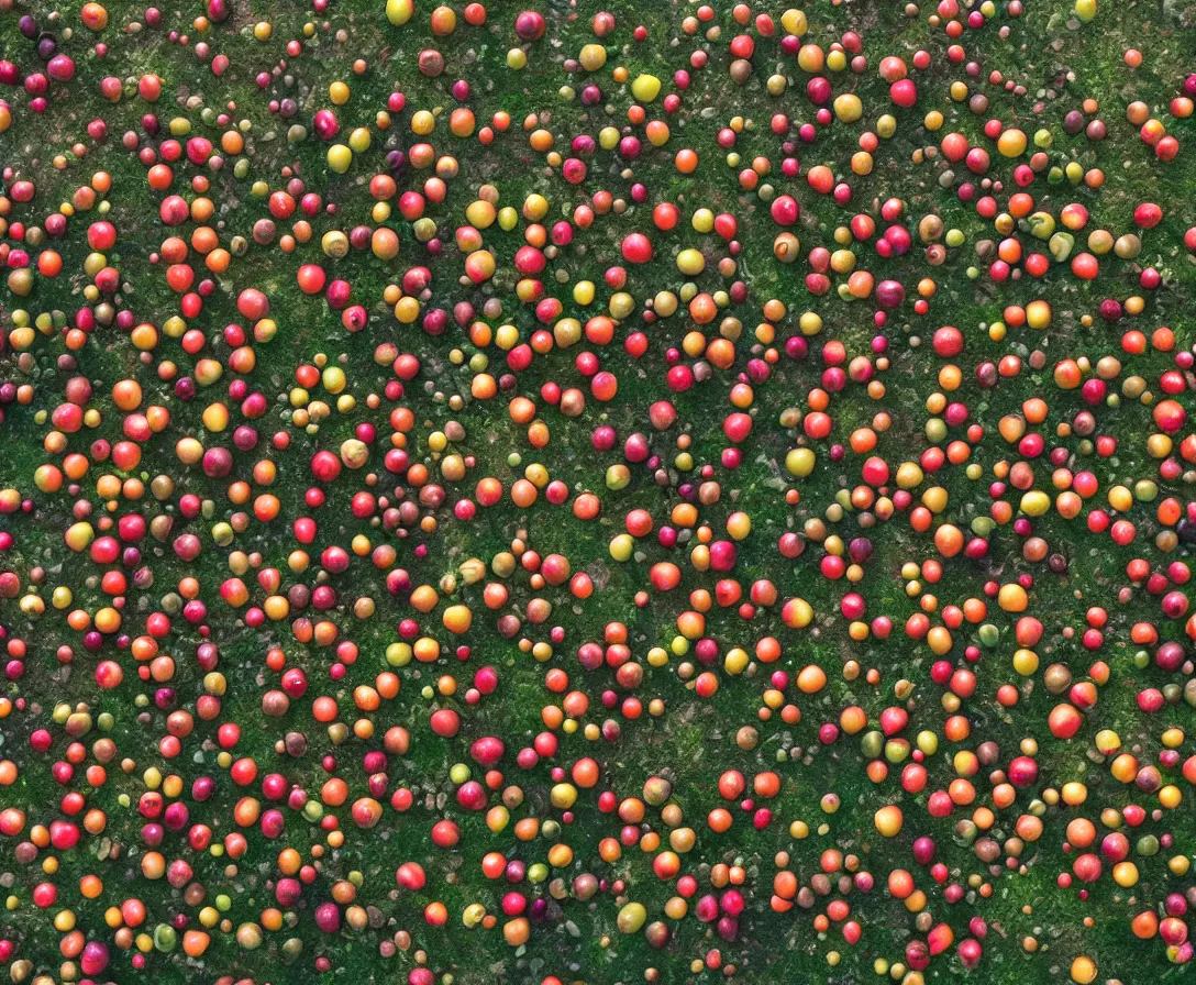 Prompt: a sea of apples 8k