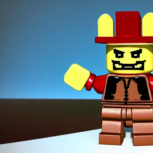 Image similar to freddy fazbear lego