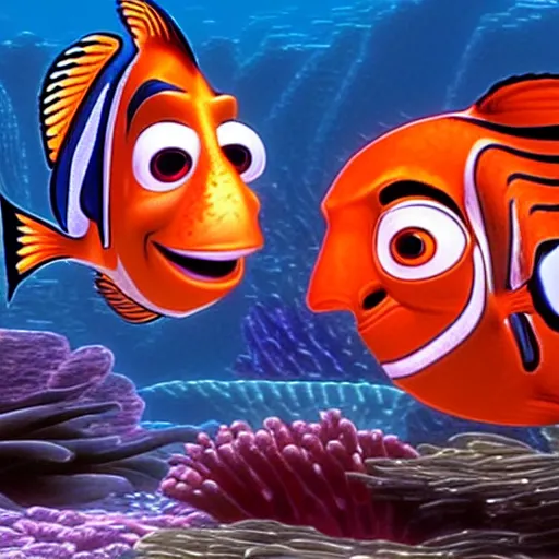 Image similar to film still of emma watson as a fish in finding nemo ( 2 0 0 3 ),