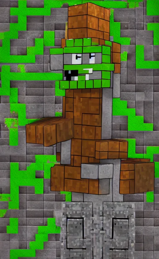 Image similar to mtg card trading, fantasy mtg card of Minecraft creeper, screenshot,4K HD