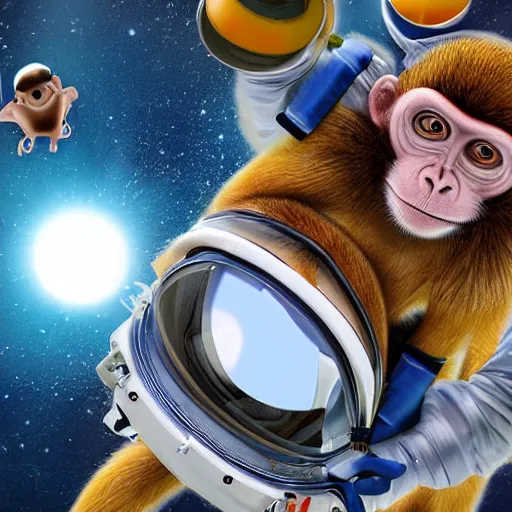 monkey in space suit movie