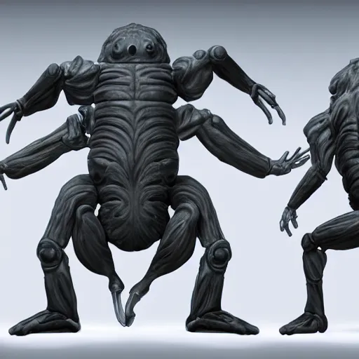 Prompt: a humanoid tardigrade in a dynamic pose. character design. gesture drawing. line of action. official art, unreal engine 5, unreal engine. tetsuya nomura. medium shot. ray tracing hdr. 8 k. uhd. sharp focus. highly detailed. masterpiece. anime render. cinematic lighting. lifelike. symmetrical. beautiful.