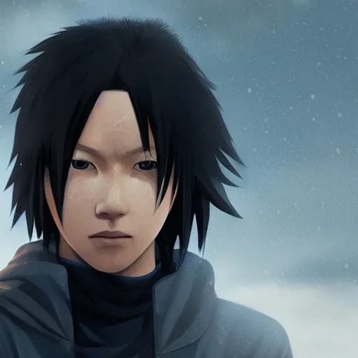 Image similar to Sasuke uchiha in real life, face centered portrait, Confident, fog, rain, volumetric lighting, beautiful, golden hour, sharp focus, ultra detailed, cgsociety by Leesha Hannigan, Ross Tran, Thierry Doizon, Kai Carpenter,Ignacio Fernández Ríos