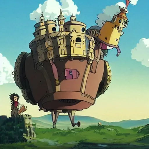 Image similar to Howl's Moving Castle