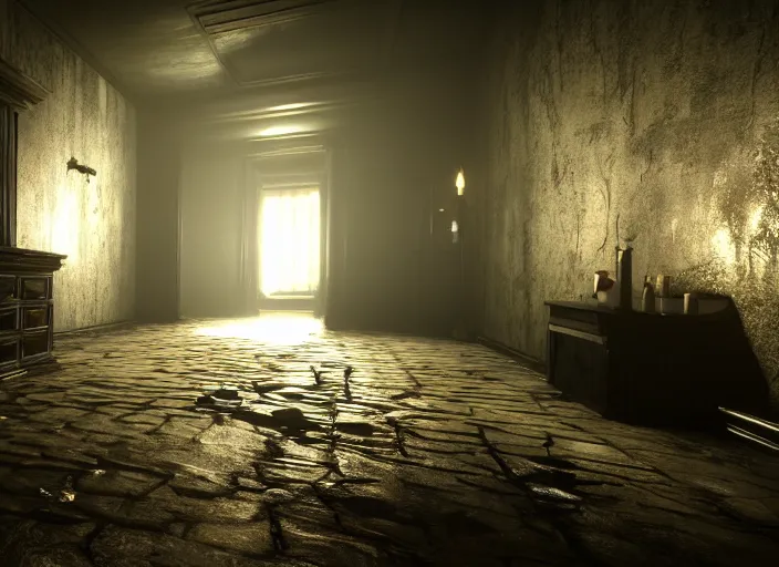 Prompt: 23 days dark horror game unreal engine 4k