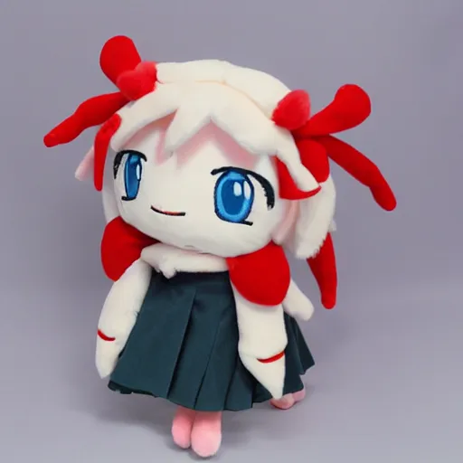 Image similar to cute fumo plush of columbine