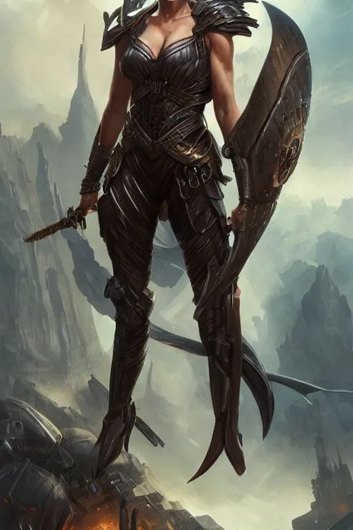 Image similar to tom cruise is amazon valkyrie athena, d & d, fantasy, portrait, highly detailed, headshot, digital painting, trending on artstation, concept art, sharp focus, illustration, art by artgerm and greg rutkowski and magali villeneuve