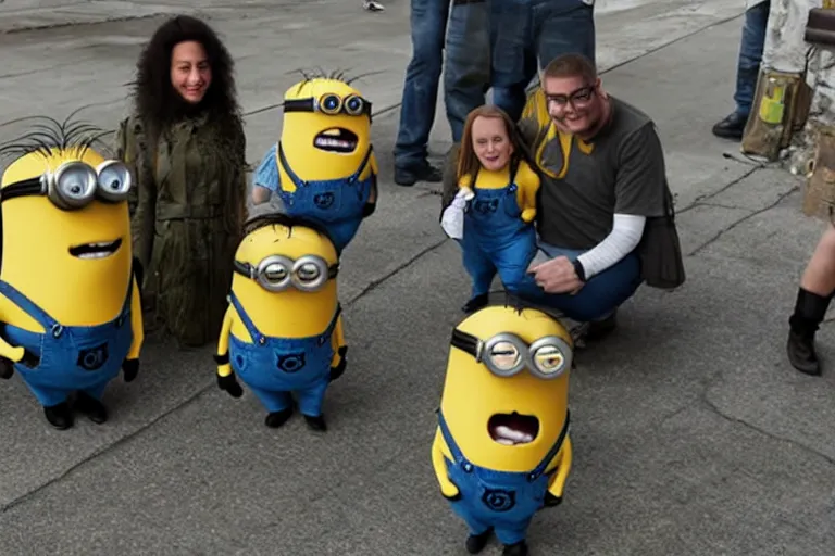 Image similar to minion captured by minion terrorists