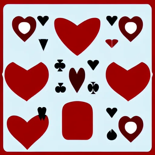 Prompt: a red heart icon. poker icon vector art, icons, minimalistic. no background. solid colors. cell shading, hight contrast, tichk contours, vector