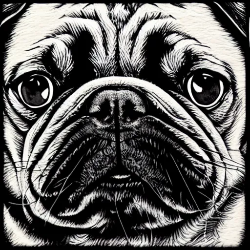 Image similar to pug by Ed Fairburn