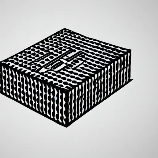 Image similar to zef box design modern black and white color scheme, minimalist, nature, cute characters