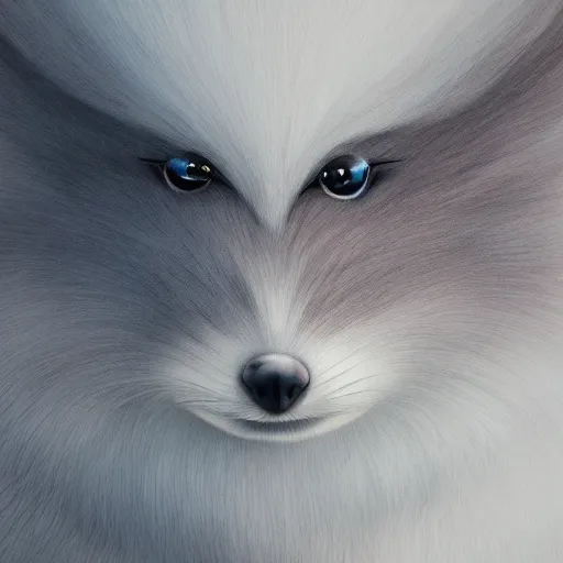 Prompt: portrait of a cute fluffy hybrid alien animal detailed painting 4 k