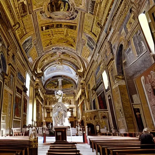 Prompt: the dark secrets of the vatican church