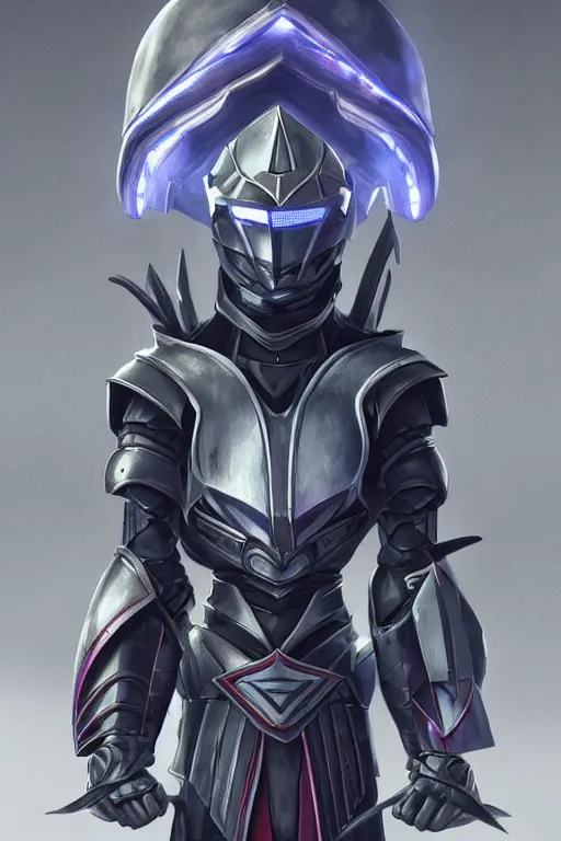 Image similar to helmet armor guardian destiny in witch queen illumination ray tracing hdr fanart arstation by sung choi robot ninja mask and eric pfeiffer and gabriel garza and casper konefal