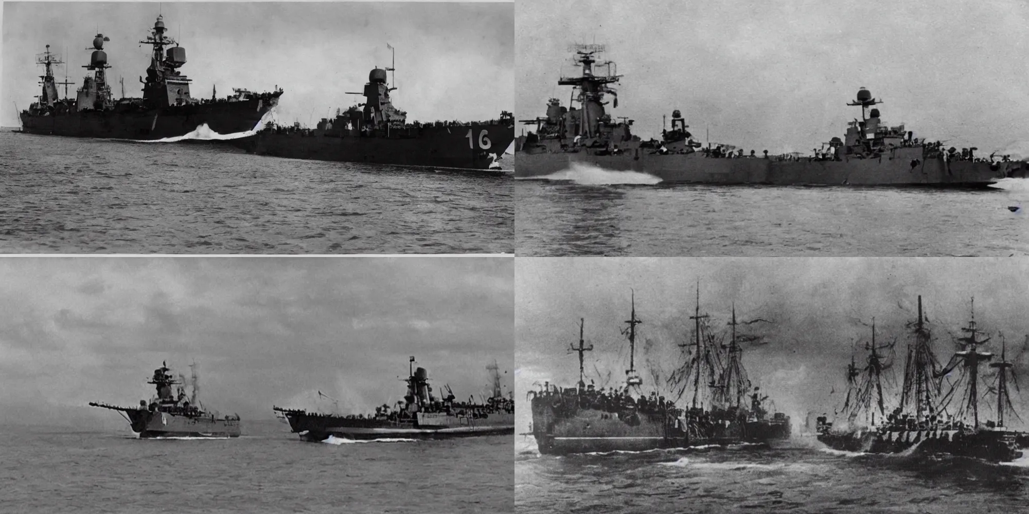 Prompt: british warship hms comus landing in kerala in 1922, cinematic