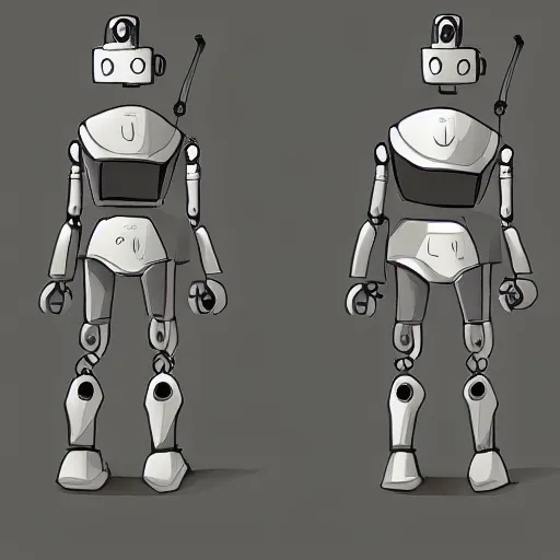 Image similar to a robot capibara, character design concept.