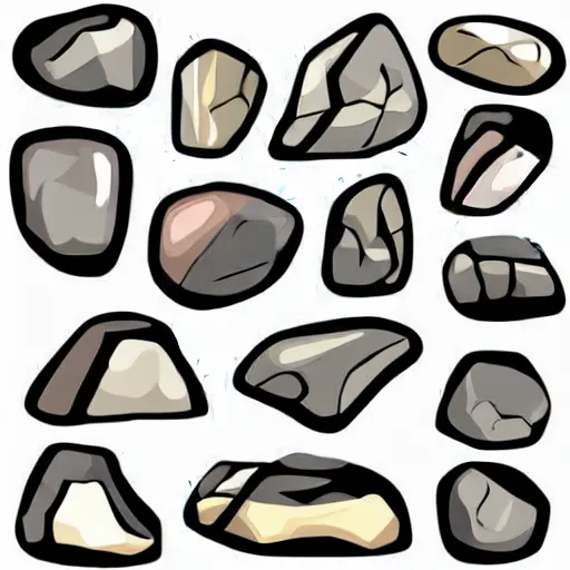 Image similar to boulder stones clipart vector design illustration. stones set. vector clipart print