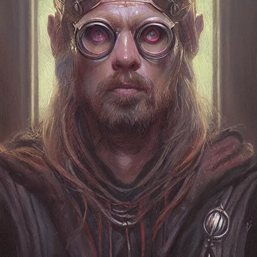 Prompt: realistic d & d fantasy eldritch cultist, closeup portrait art by donato giancola and greg rutkowski, vintage retro, realistic face, digital art, trending on artstation, symmetry!!