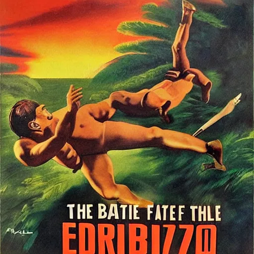 Prompt: the Battle for the Amazon, movie poster, artwork by Bill Medcalf