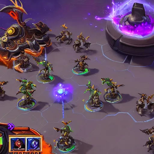 Image similar to heroes of the storm, game review, screenshot, high quality