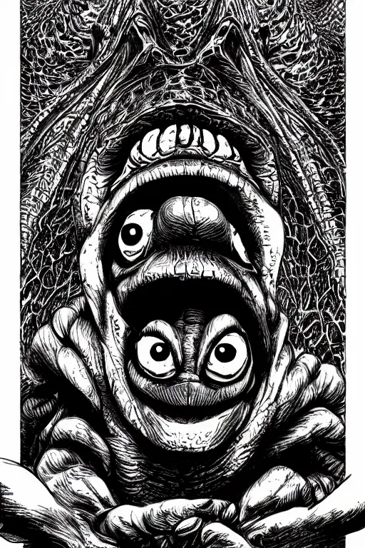 Image similar to toad goblin, symmetrical, highly detailed, digital art, sharp focus, trending on art station, kentaro miura manga art style