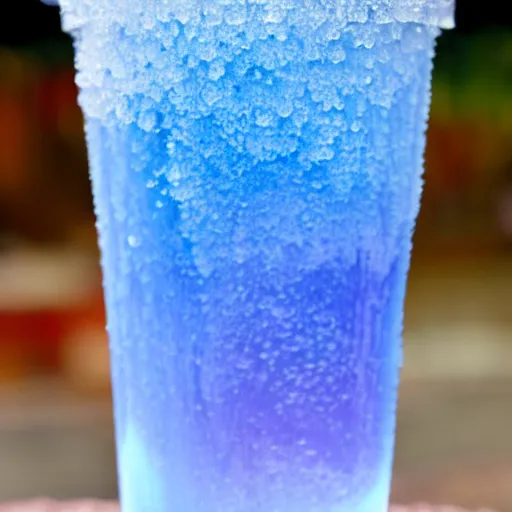 Prompt: mop water slushie amateur photography