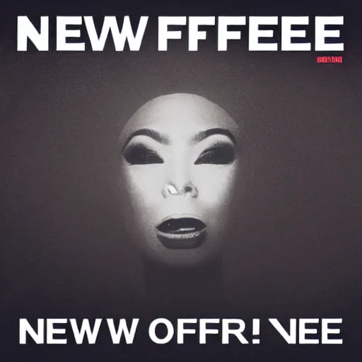 Image similar to cover for an album called newfree