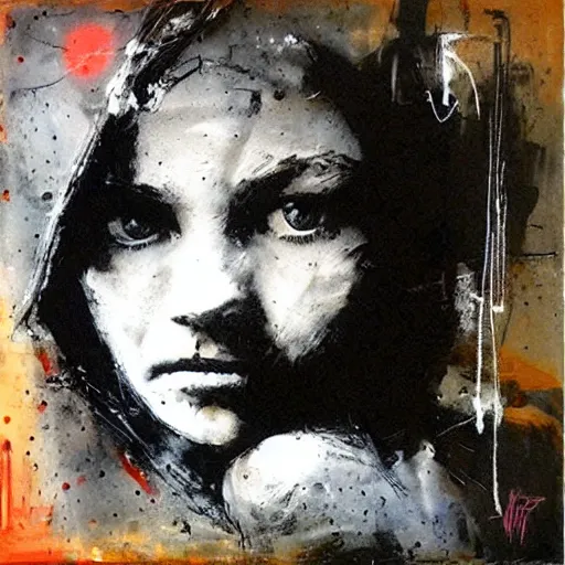 Image similar to The Loneliness of the Cosmic Artist, paint by Guy Denning