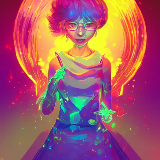 Image similar to skill magic deepdream radiating a glowing aura stuff loot legends stylized digital illustration video game icon artstation lois van baarle, ilya kuvshinov, rossdraws,