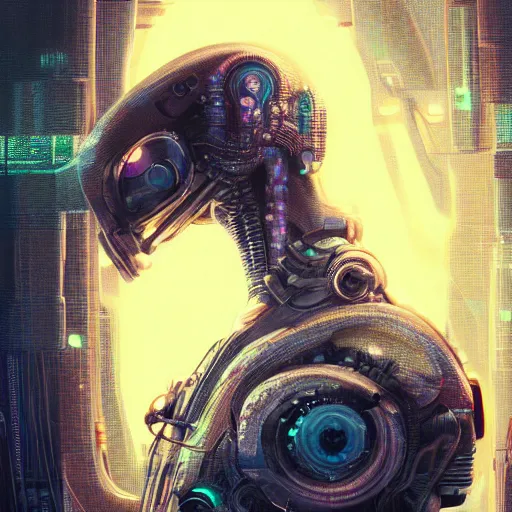 Image similar to hyperrealistic portrait of a squid monster astronaut, full body portrait, well lit, intricate abstract. cyberpunk, intricate artwork, by Tooth Wu, wlop, beeple. octane render,in the style of Jin Kagetsu, James Jean and wlop, highly detailed, sharp focus, intricate concept art, digital painting, ambient lighting, 4k, artstation