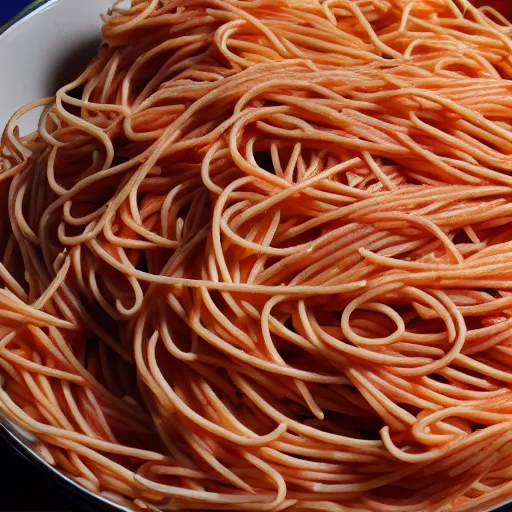 Image similar to why is my bedroom full of spaghetti?,