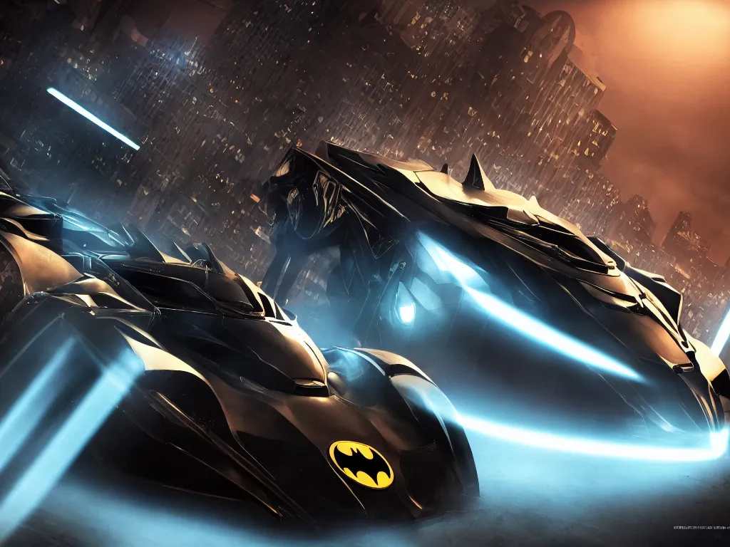 Batman Arkham Knight - Batmobile Wall Mural