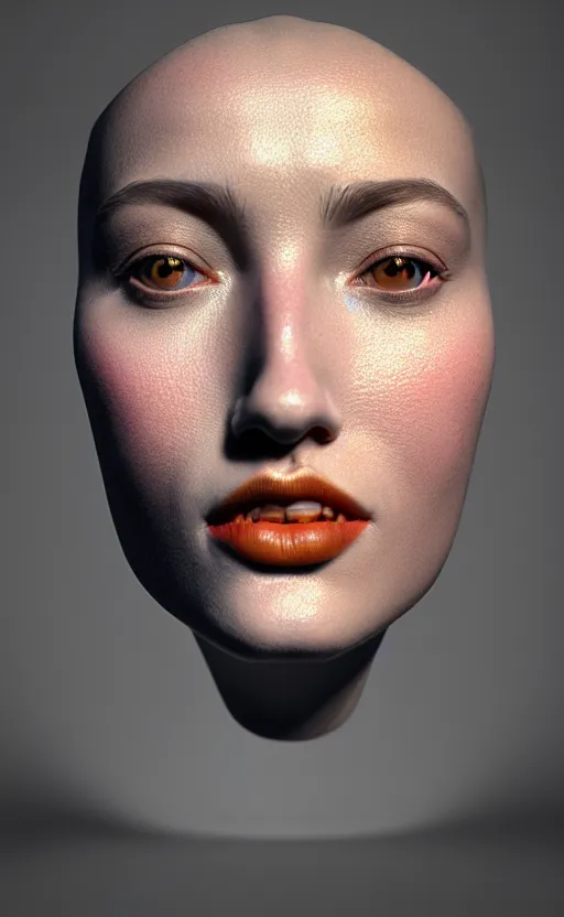 Image similar to complex 3d render of a beautiful face by Kandinsky, beautiful natural soft light, rim light, elegant, highly detailed, octane render, Kandinsky style