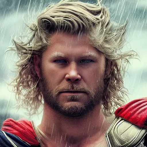 Prompt: thor going supersayain in a thunderstorm, au naturel, hyper detailed, digital art, trending in artstation, cinematic lighting, studio quality, smooth render, unreal engine 5 rendered, octane rendered, art style by klimt and nixeu and ian sprigger and wlop and krenz cushart