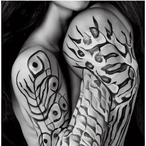 Image similar to body art