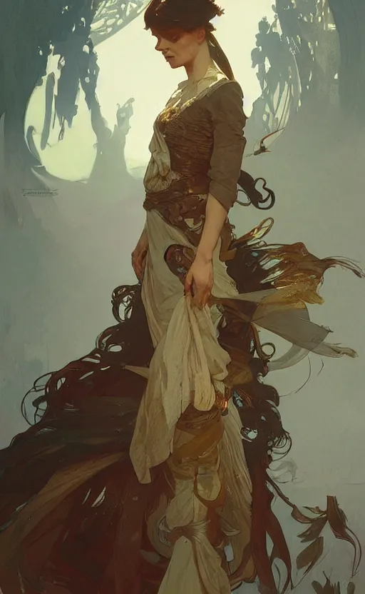 Image similar to the personification of the country germany, highly detailed, digital painting, artstation, concept art, sharp focus, illustration, art by greg rutkowski and alphonse mucha