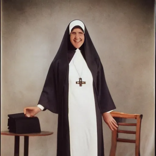 Prompt: initial mail correspondence return nun dressingforward scheme