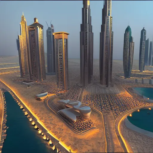 Image similar to gta : dubai, global illumination