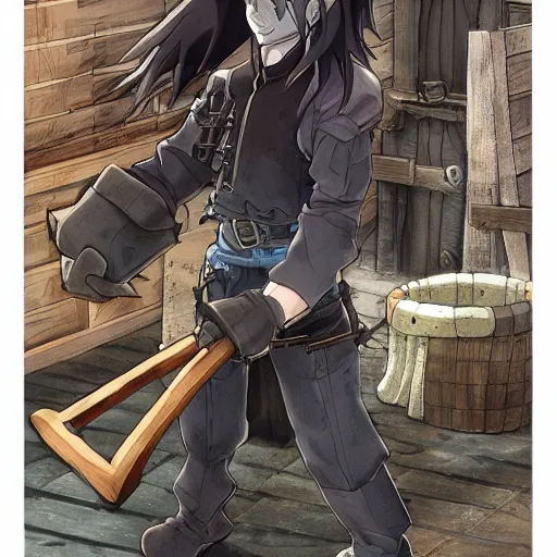 Image similar to anime blacksmith