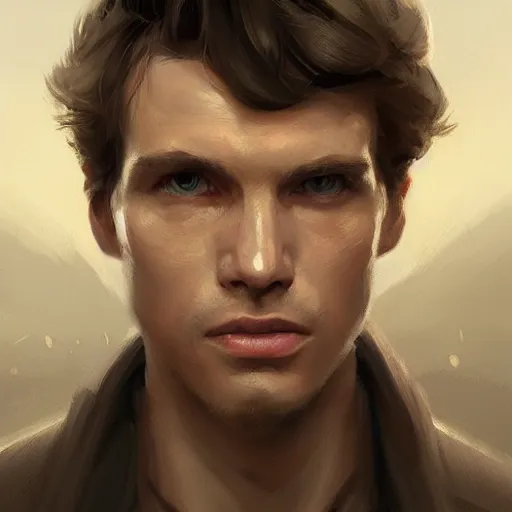 Image similar to portrait of a man by Greg Rutkowski, Anakin Solo from the Star Wars Expanded Universe, highly detailed portrait, digital painting, artstation, concept art, smooth, sharp foccus ilustration, Artstation HQ