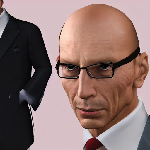 Image similar to Enrico Letta in Yakuza videogame, artwork trending on artstation, digital art, 8k