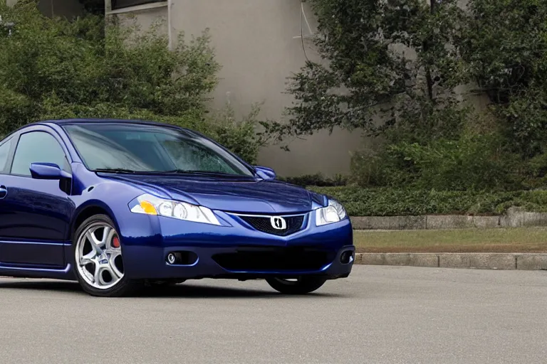 Prompt: 2004 dark blue acura rsx