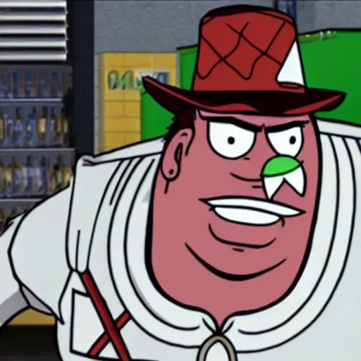 Image similar to carl brutananadilewski from aqua teen hunge force in danganronpa